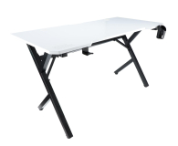 Silver Monkey Biurko gamingowe GD-160 RGB białe - 623240 - zdjęcie 1